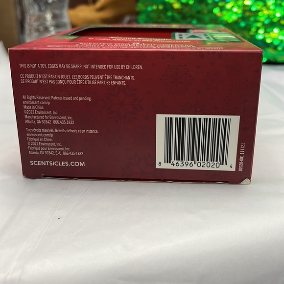 NIB Scentsicles 3 silver colored metal Christmas tree ornaments - Picture 5 of 5